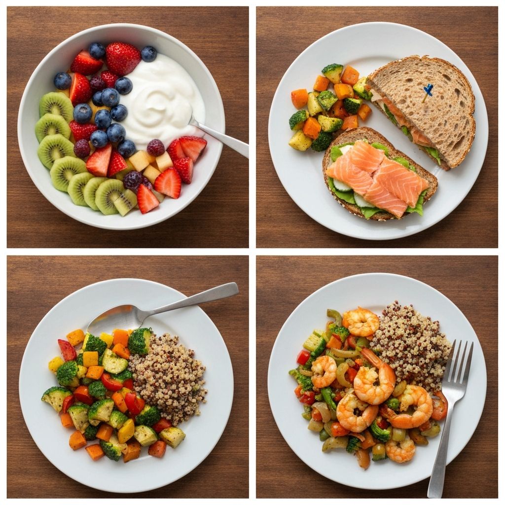 Variedad en las comidas diarias